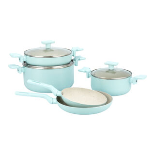 16 Pcs Aluminum Cookware Set