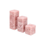Marble Square Candle 8*8*8 cm Light Pink image number 2