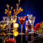 RCR transparent crystal glassware 6 pcs set with base image number 0