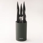 Samura 6pcs stainless steel mojo knife block set in black image number 0