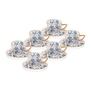 La Mesa Glass Tea Cup Set 12 Pieces