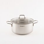 Korkmaz Perla Stainless Steel 9Pcs Cookware Set, Silver image number 1