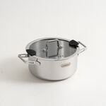 Alberto stainless steel 8pcs cookware set, silver image number 2