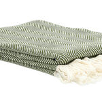 100% Cotton Knitted Throw image number 3