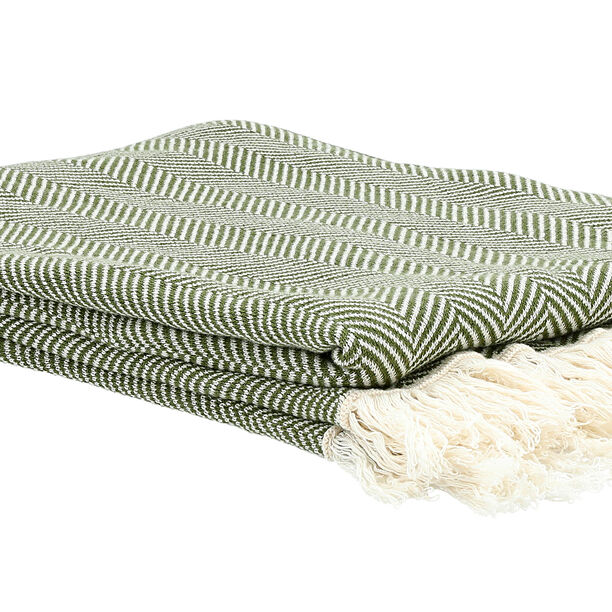 100% Cotton Knitted Throw image number 3