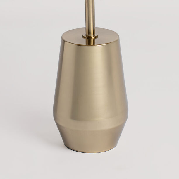 Homez steel side table, gold and black 40*40*50cm image number 3
