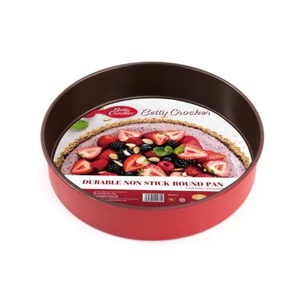 Betty Crocker Non Stick Round Pan Red image number 0