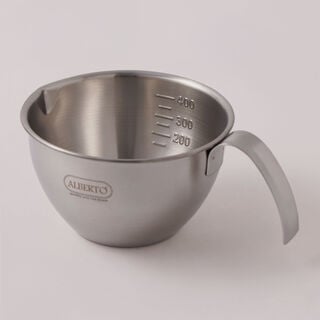 Alberto stainless steel mixing bowl with handle, silver 534ml