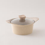 Alberto almuinum 8pcs cookware set, cream image number 2