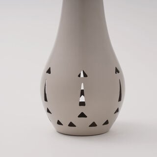 Najd Collection Metal Lantern, Beige, 15*15*32 cm