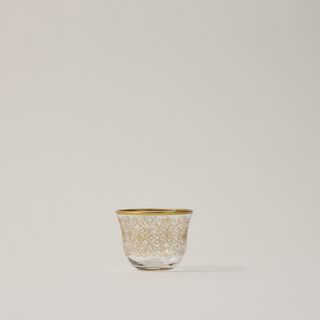 18Pcs Glass Arabic T&C Mrc Serve 6 Gold