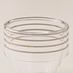 Dallaty Glass Coffee Cups Set 6Pcs, Silver image number 3