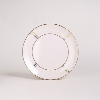 La Mesa pink porcelain/glass 18 pc dinner set