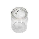 Alberto Glass Storage Jar With Glass Lid image number 1