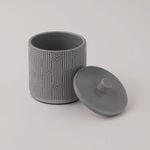 Homez Ceramic Cotton Jar, Green 10*10*12.5Cm image number 0