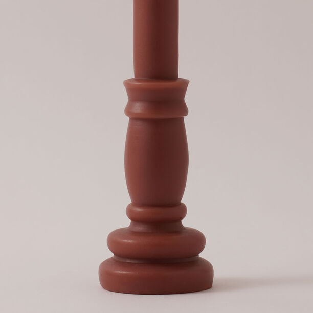 Homez Tower Wax Candle 6*30Cm, Brown image number 2