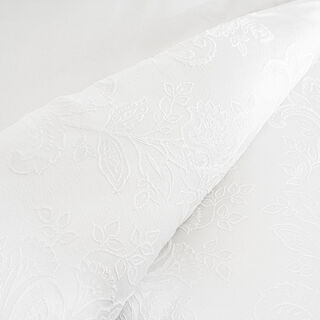 Boutique blanche 3pcs jacquard comforter set king, in white 220*240cm