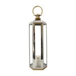 Lantern Stainless Steel Silver & Gold image number 1