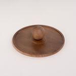 Dallaty porcelain and wood nuts plate set 5 pcs image number 2