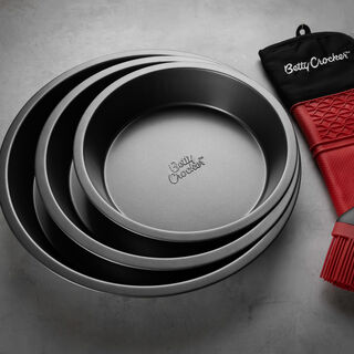 Betty Crocker Nonstick 3Pcs Baking Pans