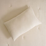 Boutique blanche cotton waffle comforter set 3pcs king 240*220cm, beige image number 4