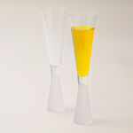 La Mesa frosted bottom 2 pcs glass 6*6*24.8 cm image number 3