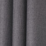 لا ميسا مفارش سفرة قماش مستطيلة 4 قطع 45*30سم، لون فحمي image number 1