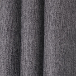 لا ميسا مفارش سفرة قماش مستطيلة 4 قطع 45*30سم، لون فحمي