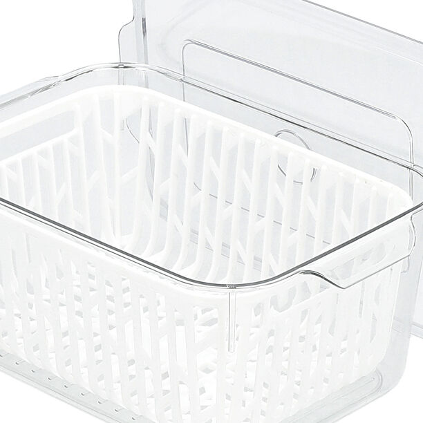 Fridge Bin 2L With Lid And Inner Basket image number 3