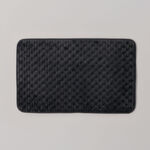 كوتاج دعاسة حمام فوم بظهر إس بي آر، أسود 80*50*3.5 سم image number 0