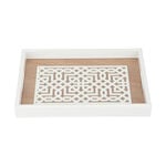 Wood Tray Pp 1Pc White Wood image number 2
