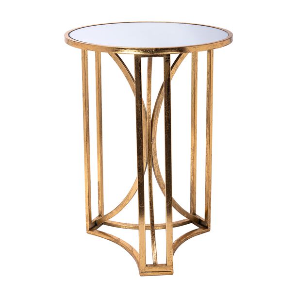 Metal Side Table Gold image number 0