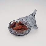 دلتي تمرية زجاج 12.7*12.8سم، رمادي image number 0