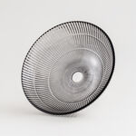 Homez d&eacute;cor bowl glass light grey 29.4*29.4*14.4 cm image number 2