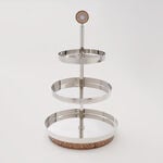 Pearl Collection La Mesa Tier Stand Metal Wood Base, 56*30 cm image number 1