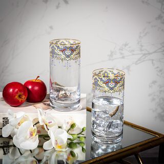طقم كاسات زجاج 4 قطع