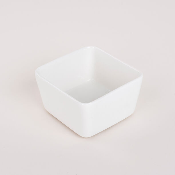 Porcelain Square Dish With Rattan Basket image number 3