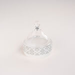 Dallaty white porcelain date bowl with lid 12.6*12.6*14 cm image number 1