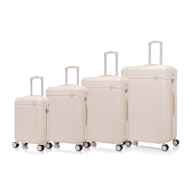 Travel Vision 4Pcs Trolley Case Set, Beige image number 0