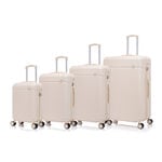 Travel Vision 4Pcs Trolley Case Set, Beige image number 0