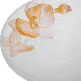 Ashtray Glass Clear Crystal Flower 187X187X50 Mm