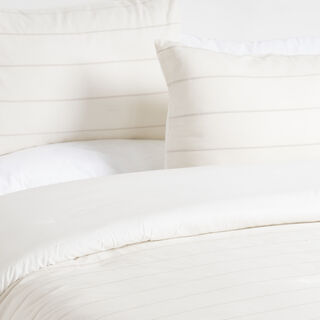cream striped comforter set 2pcs twin size 180*200cm