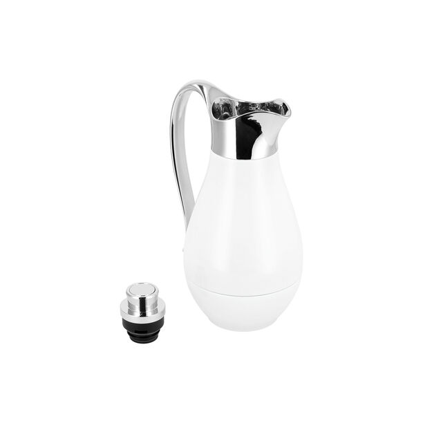 دلة ستيل ابيض سعه 1L image number 2
