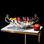 AMBRA SILVER PLATED BASKET image number 0