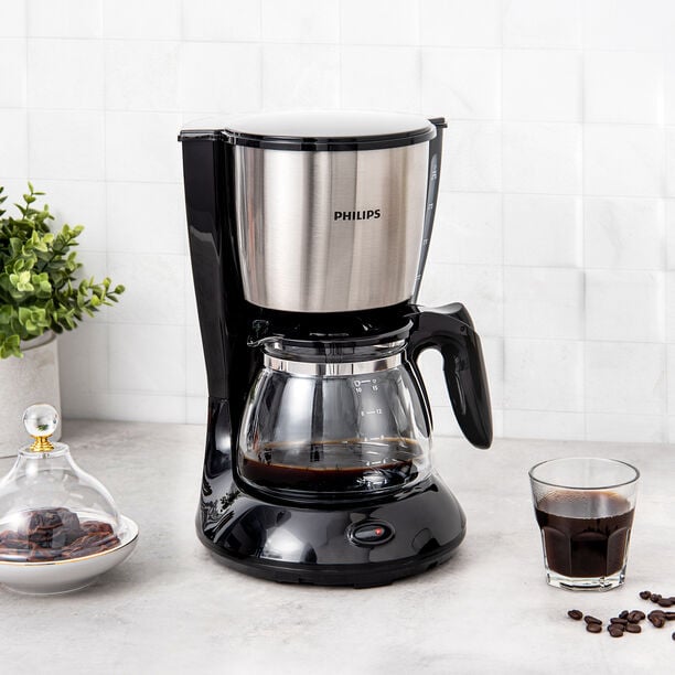 Philips Coffee Maker 1.2L 1000W Stainless Steel image number 0