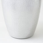 Homez aluminium waste basket, silver 20*20*24 cm image number 3