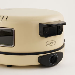 Alberto electric arabic bread maker stainless steel beige 30 cm