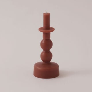 Homez Glow Soya Wax Candle, Brown 5.8*5.8*14 Cm