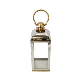 Lantern Stainless Steel Silver And Gold