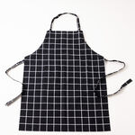 Alberto 100% Cotton Kitchen Set Of 4Pcs, Black image number 1